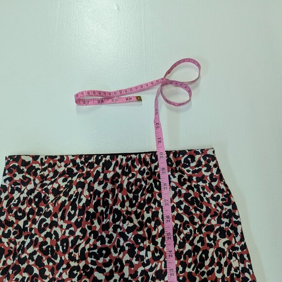 Sanctuary *Size Small Pull-On Leopard Print Midi Skirt Red/Black/Tan - Picture 8 of 9